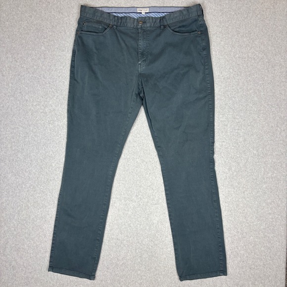 Peter Millar Other - Peter Millar Ultimate Sateen 5 Pocket Pants Mens 40 Grey Straight Leg Stretch